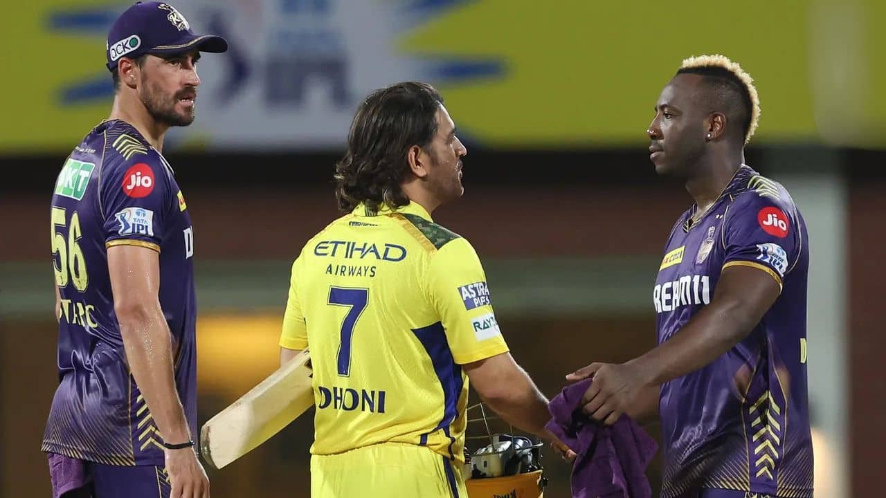 MS Dhoni: ধোনি ব্যাটিংয়ে নামতেই হাল খারাপ আন্দ্রে রাসেলের, মাঠে যা করলেন ভিডিয়ো ভাইরাল