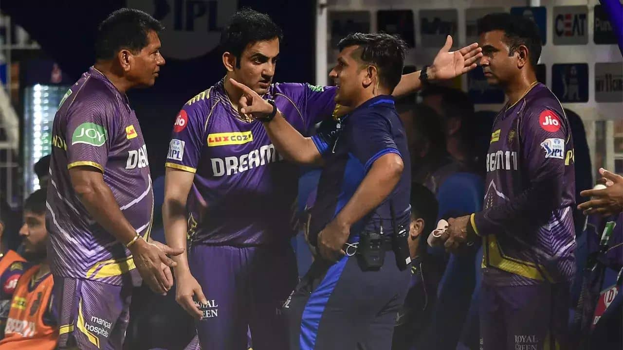 Gautam Gambhir: ইডেনে গৌতমের গম্ভীর রূপ, চতুর্থ আম্পায়ারের সঙ্গে জড়ালেন বিতর্কে
