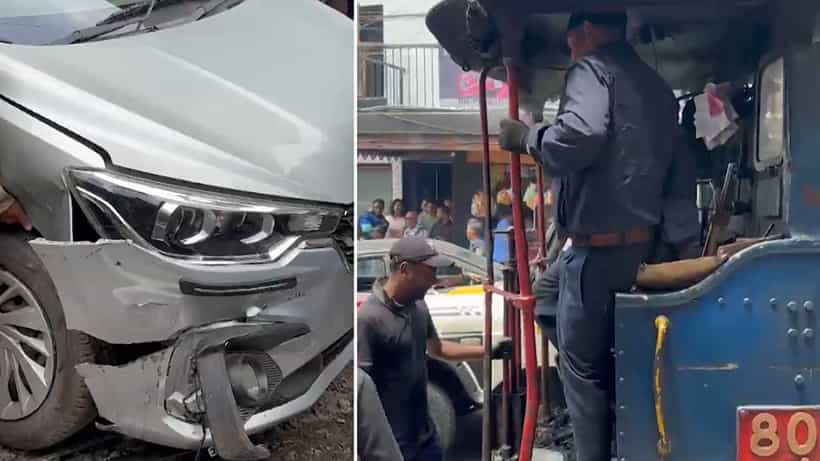 Toy Train Accident: দার্জিলিঙে ফের টয় ট্রেন দুর্ঘটনা! দুমড়ে গেল দিল্লির পর্যটক বোঝাই গাড়ি