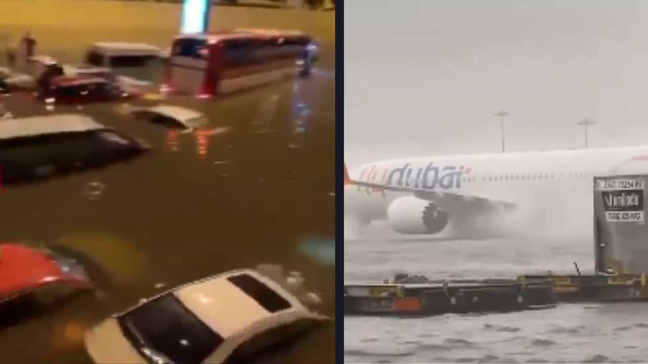 Dubai Flood: ১ বছরের বৃষ্টি ১ দিনেই! মরুভূমির দেশে ল্যাম্বরগিনি থেকে বিমান-সবই এখন জলের তলায় Dubai Flood: ১ বছরের বৃষ্টি ১ দিনেই! মরুভূমির দেশে ল্যাম্বরগিনি থেকে বিমান-সবই এখন জলের তলায়