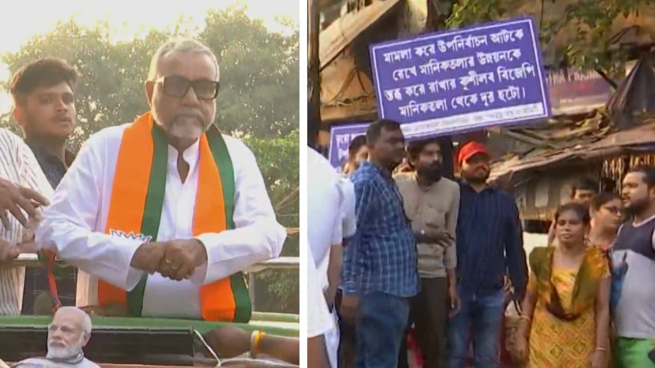 Tapas Roy: মানিকতলায় বিক্ষোভের মুখে তাপস রায়, বললেন, সুদীপ করাচ্ছে