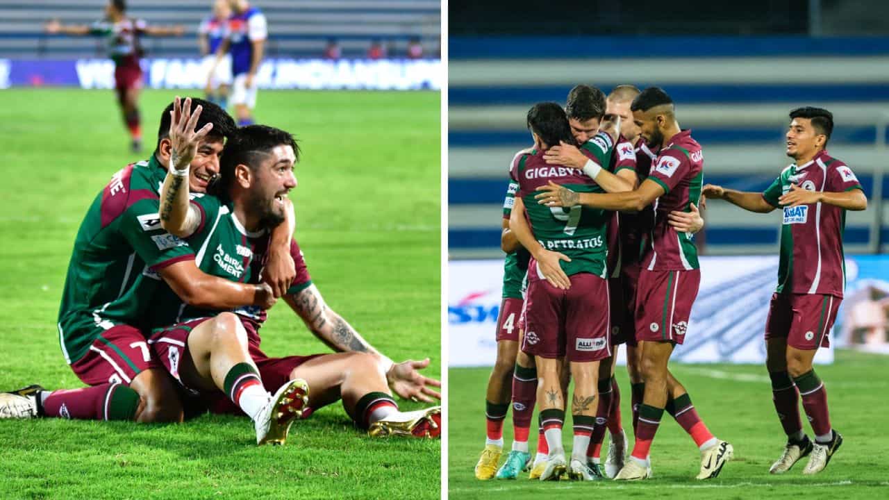 ISL 2023-24: সুনীলের পেনাল্টি মিস, ৪ গোলে বেঙ্গালুরুকে উড়িয়ে লিগ শিল্ড জয়ের হাতছানি মোহনবাগানের ISL 2023-24: সুনীলের পেনাল্টি মিস, ৪ গোলে বেঙ্গালুরুকে উড়িয়ে লিগ শিল্ড জয়ের হাতছানি মোহনবাগানের