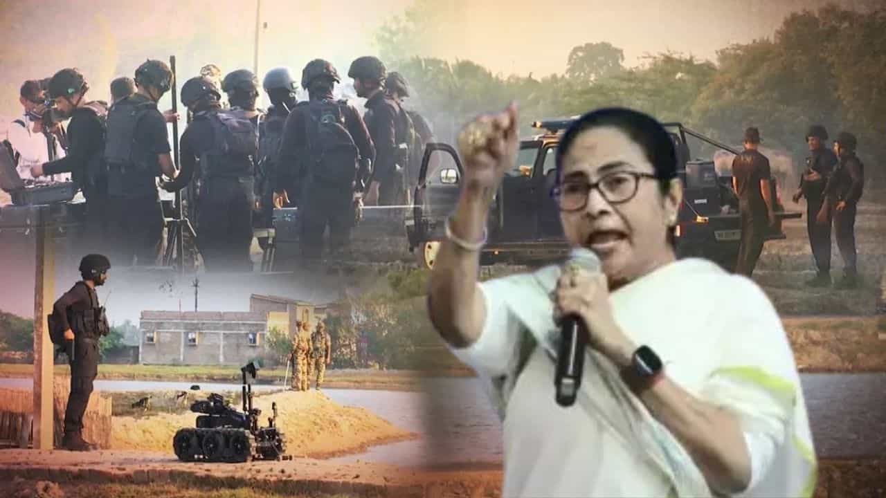 Mamata Banerjee on Sandeshkhali: 'আতঙ্ক তৈরির ছক BJP-র', সন্দেশখালিতে কমান্ডো নামা প্রসঙ্গে মমতা Mamata Banerjee on Sandeshkhali: 'আতঙ্ক তৈরির ছক BJP-র', সন্দেশখালিতে কমান্ডো নামা প্রসঙ্গে মমতা