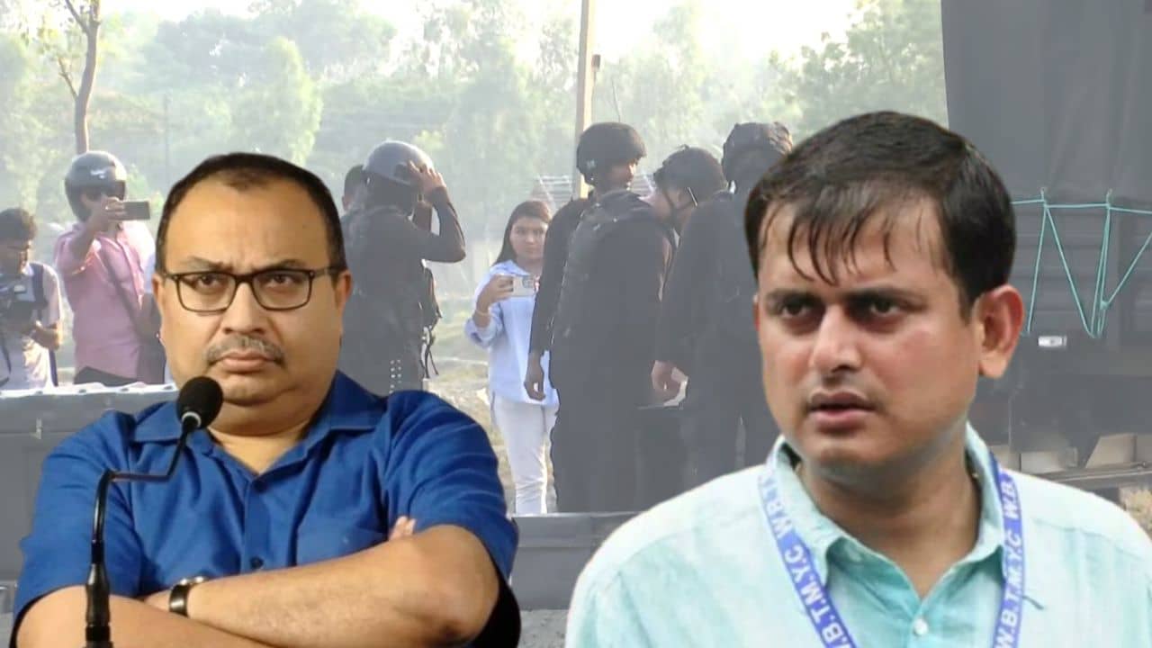 Sandeshkhali: সন্দেশখালিকে পাক অধিকৃত কাশ্মীর বলছেন শঙ্কু, কুণালের দাবি, নাটক