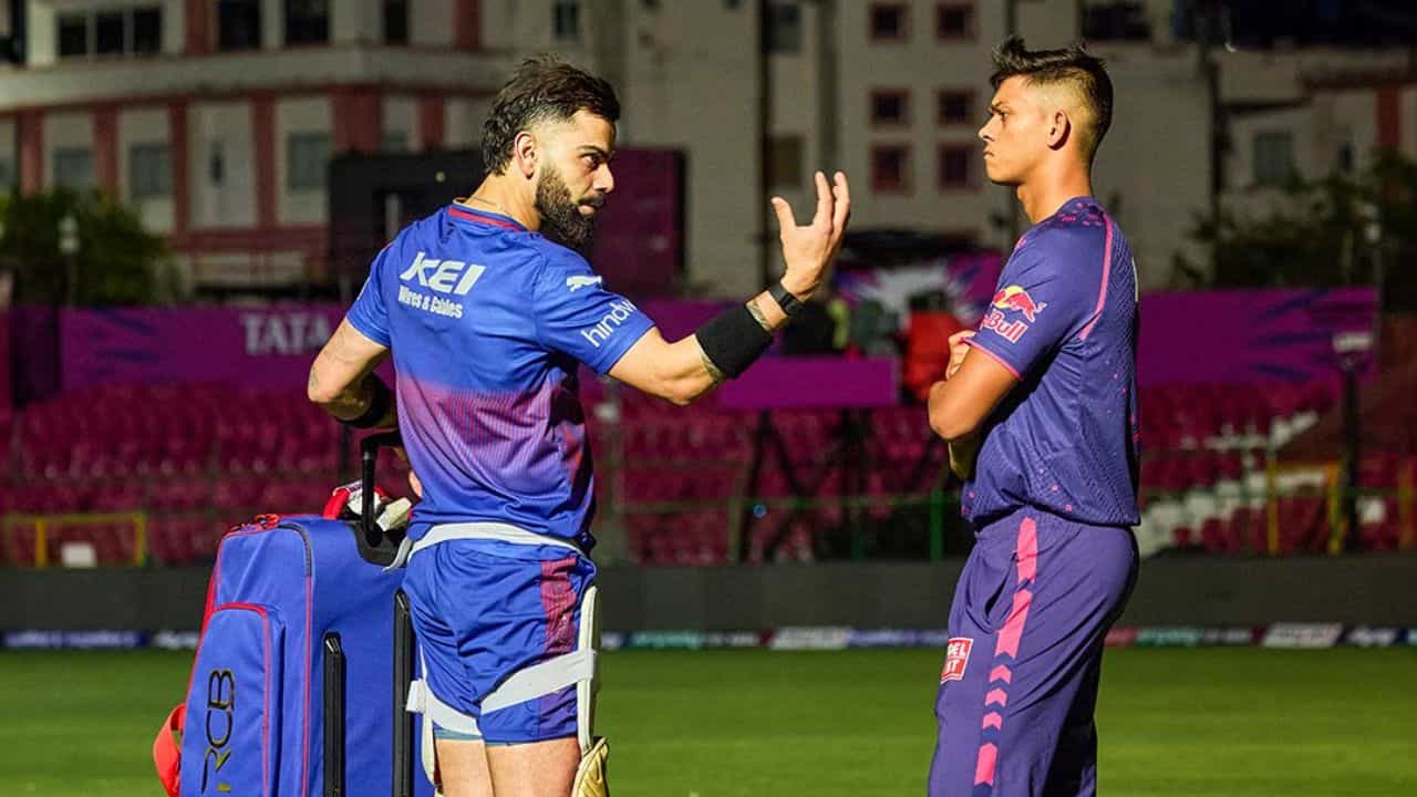 IPL 2024: দুই রয়্যালের দ্বৈরথের আগে কোহলির ক্লাসে যশস্বী IPL 2024: দুই রয়্যালের দ্বৈরথের আগে কোহলির ক্লাসে যশস্বী