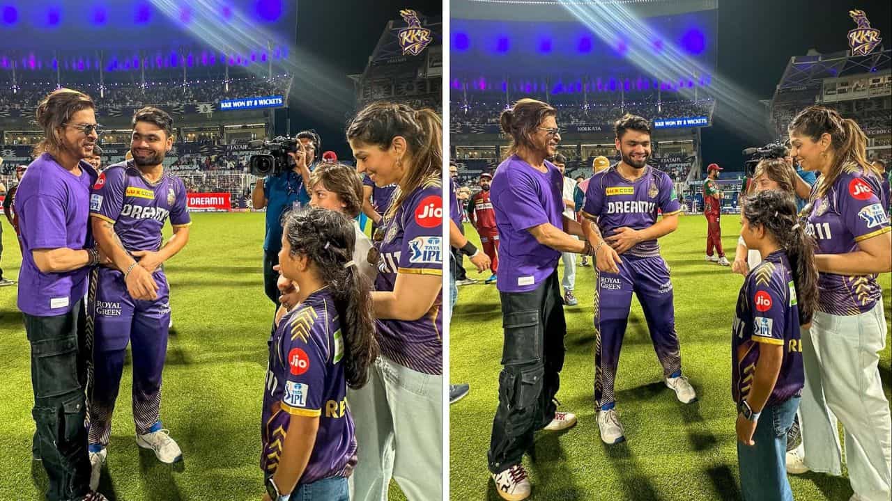 Rinku Singh: শাহরুখ স্যার এলেই নাচায়... SRK-র সঙ্গে বন্ডিংয়ের কথা শোনালেন রিঙ্কু সিং Rinku Singh: শাহরুখ স্যার এলেই নাচায়... SRK-র সঙ্গে বন্ডিংয়ের কথা শোনালেন রিঙ্কু সিং