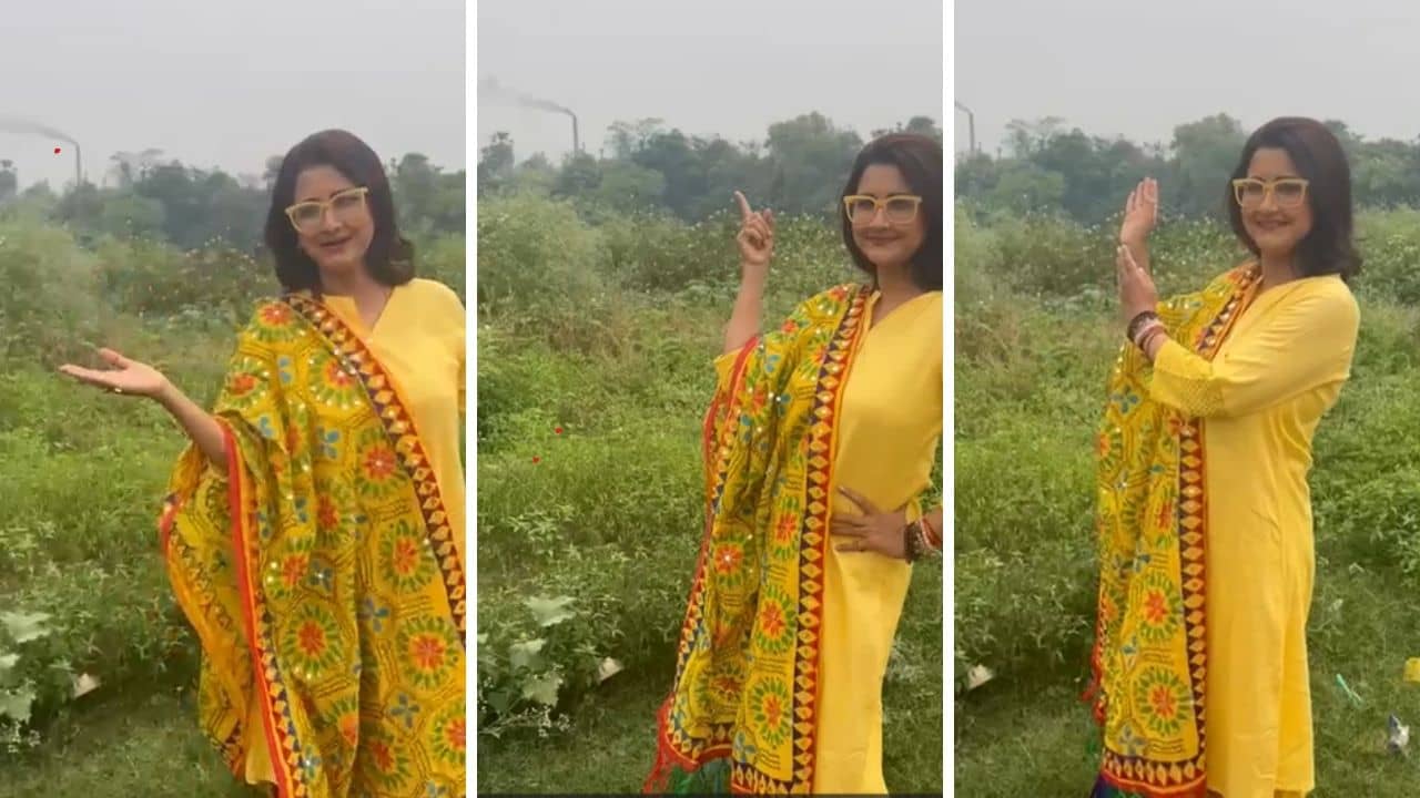 Rachna Banerjee: ওই তো ধোঁয়া!, দেখেই দাঁড়িয়ে পড়লেন রচনা, Reel বানালেন তৃণমূল প্রার্থী