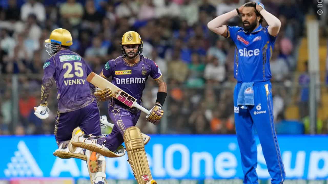 MI vs KKR: কেকেআর ব্যাটিংকে কোমা থেকে তুললেন আইয়ার! ১৬৯ রানেই অলআউট MI vs KKR: কেকেআর ব্যাটিংকে কোমা থেকে তুললেন আইয়ার! ১৬৯ রানেই অলআউট