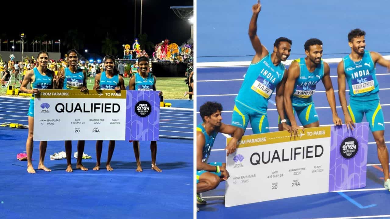 Paris Olympics 2024: লক্ষ্য এ বার ১০, প্যারিস অলিম্পিকের টিকিট ভারতের রিলে টিমের Paris Olympics 2024: লক্ষ্য এ বার ১০, প্যারিস অলিম্পিকের টিকিট ভারতের রিলে টিমের