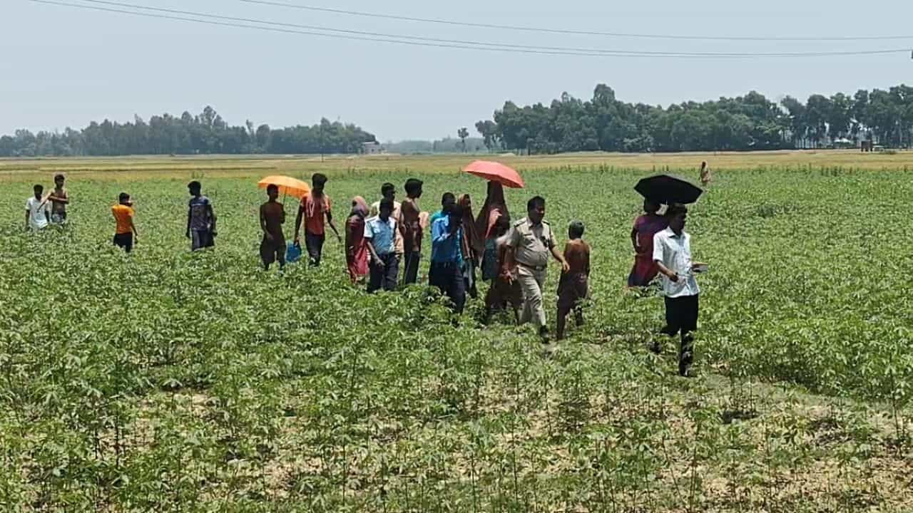 Balurghat: পাট ক্ষেতের ভিতর থেকে ভেসে আসছিল মানুষ পচা গন্ধ! আলপথ দিয়ে এগোতেই... Balurghat: পাট ক্ষেতের ভিতর থেকে ভেসে আসছিল মানুষ পচা গন্ধ! আলপথ দিয়ে এগোতেই...