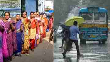 Rain in Election: সোমবারের ভোটে দুর্যোগের আবহ বাংলায়, ঝড়-বৃষ্টির পূর্বাভাস এই জেলাগুলিতে