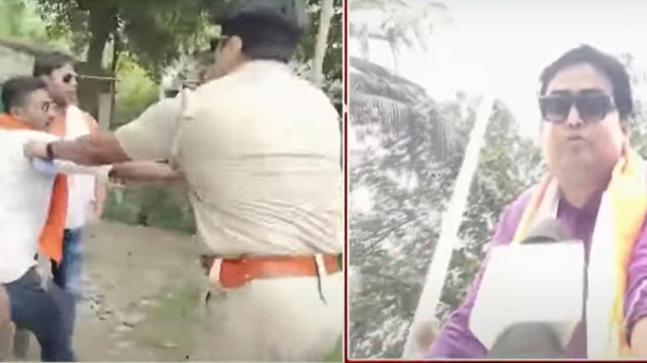 BJP Rally: শান্তনু ঠাকুরের মিছিলে আক্রমণের অভিযোগ TMC-র বিরুদ্ধে, পুলিশের সামনেই হাতাহাতি