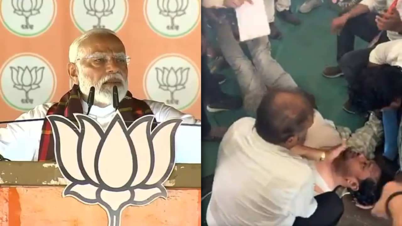 Video: আচমকা বক্তৃতা থামিয়ে মাইকেই ডাক্তার ডাকলেন মোদী, কী হল ওড়িশার সভায়?