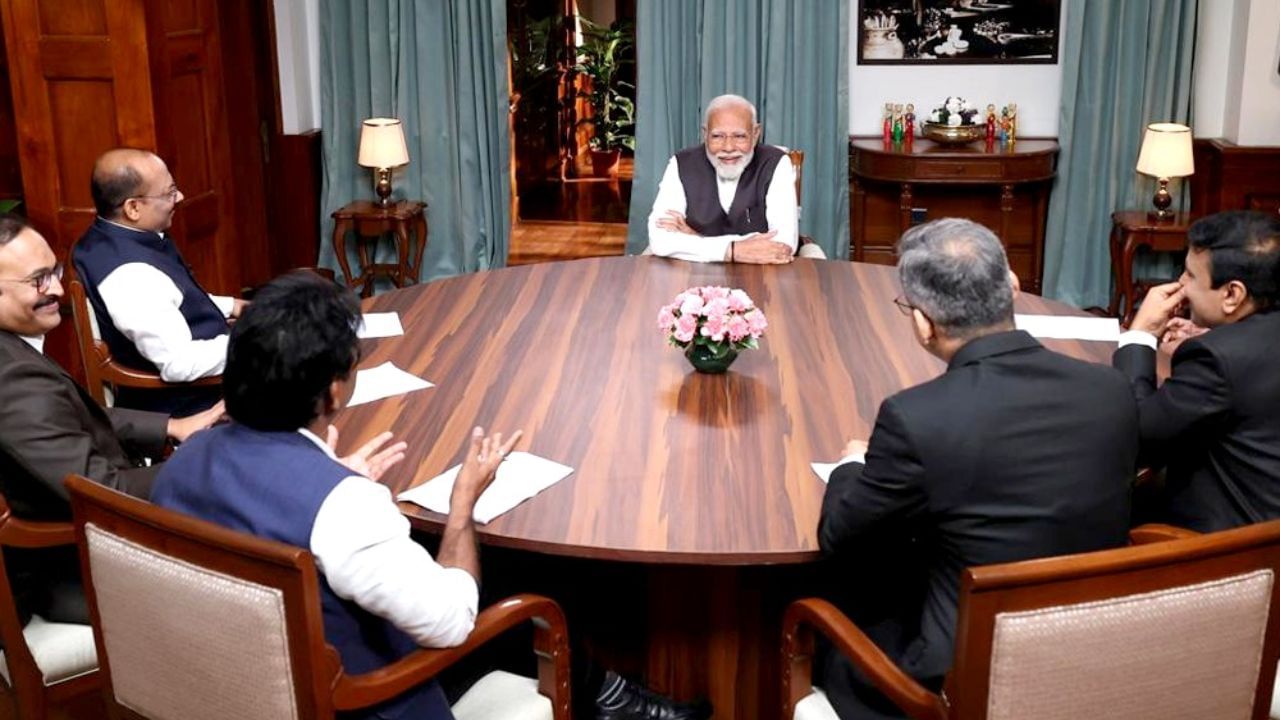 PM Modi’s interview on TV9 network: দেশের সবথেকে বড় নিউজ নেটওয়ার্ক TV9-এ প্রধানমন্ত্রীর এক্সক্লুসিভ সাক্ষাৎকার