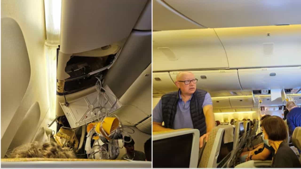 Plane Turbulence: মাঝ আকাশে সোজা ৬০০০ ফুট নীচে নামে বিমান, ছাদের আলোয় ঠুকে যাচ্ছে মাথা! ভয়াবহ অভিজ্ঞতা যাত্রীদের Plane Turbulence: মাঝ আকাশে সোজা ৬০০০ ফুট নীচে নামে বিমান, ছাদের আলোয় ঠুকে যাচ্ছে মাথা! ভয়াবহ অভিজ্ঞতা যাত্রীদের