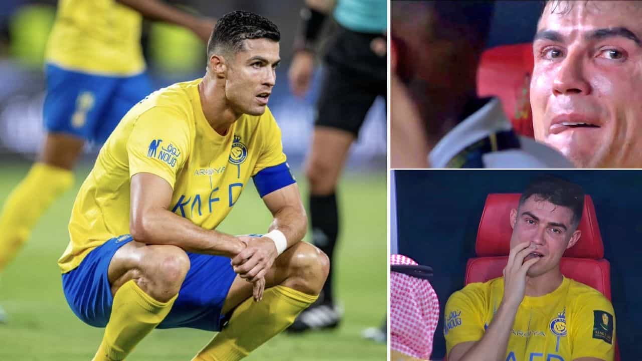 Cristiano Ronaldo: ভিডিয়ো: কিংস কাপ হেরে কান্নায় ভেঙে পড়লেন ক্রিশ্চিয়ানো রোনাল্ডো Cristiano Ronaldo: ভিডিয়ো: কিংস কাপ হেরে কান্নায় ভেঙে পড়লেন ক্রিশ্চিয়ানো রোনাল্ডো