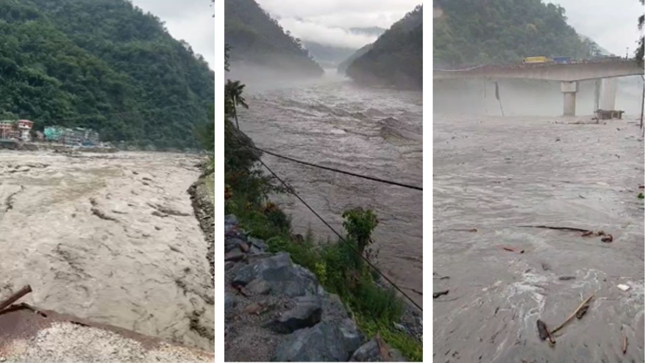 Darjeeling: প্রবল বৃষ্টিতে বিপর্যস্ত দার্জিলিং, নেমেছে ধস, তিস্তার জল উপচে বন্ধ বিভিন্ন রাস্তা