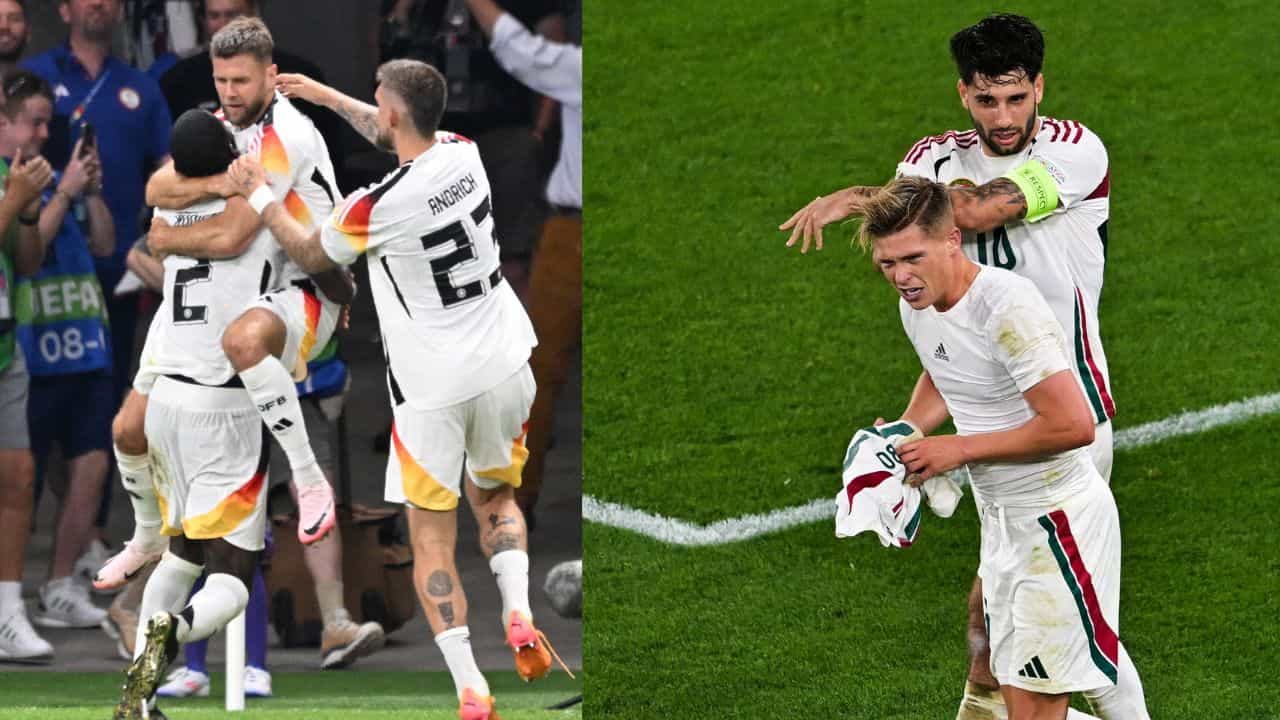 EURO 2024: হার এড়াল জার্মানি, শেষ ষোলোয় সুইসরাও; নাটকীয় জয়ে ওয়েটিং লিস্টে হাঙ্গেরি! EURO 2024: হার এড়াল জার্মানি, শেষ ষোলোয় সুইসরাও; নাটকীয় জয়ে ওয়েটিং লিস্টে হাঙ্গেরি!