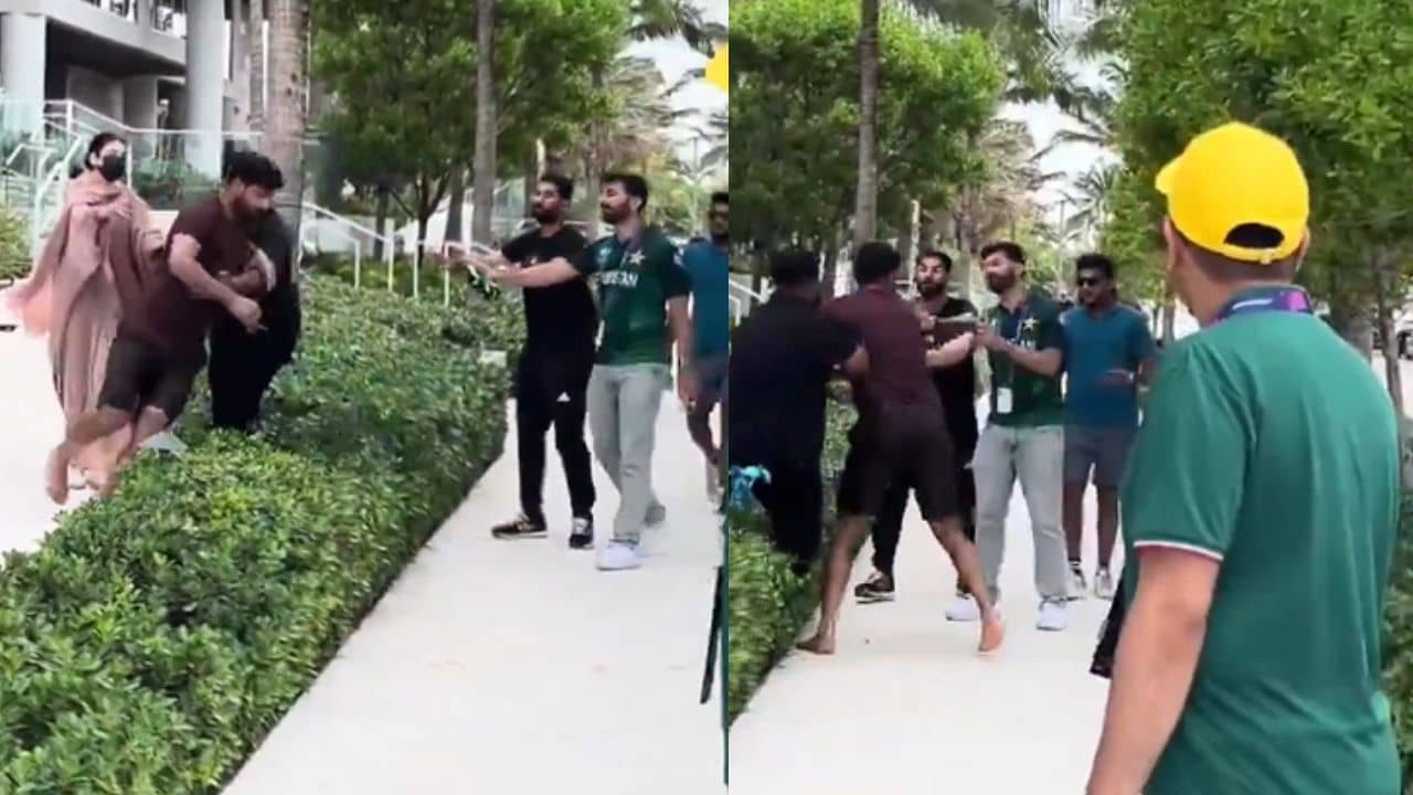 Haris Rauf ভিডিয়ো: বিশ্বকাপ বিপর্যয়ে আক্ষেপ নেই! সমর্থককে মারতে তেড়ে গেলেন পাকিস্তানের পেসার