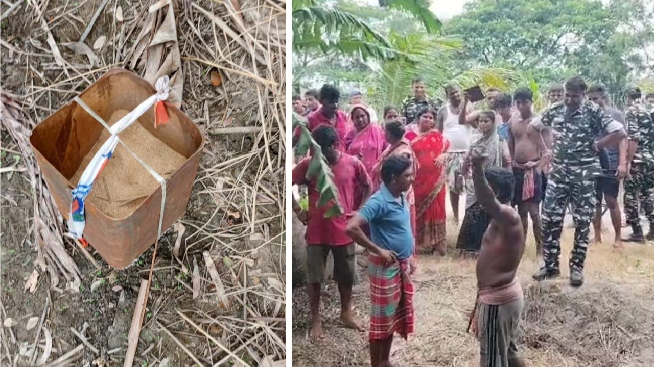 Nandigram: বোমার টিনের বক্সে তৃণমূলের পতাকা, কী হচ্ছে নন্দীগ্রামে? Nandigram: বোমার টিনের বক্সে তৃণমূলের পতাকা, কী হচ্ছে নন্দীগ্রামে?