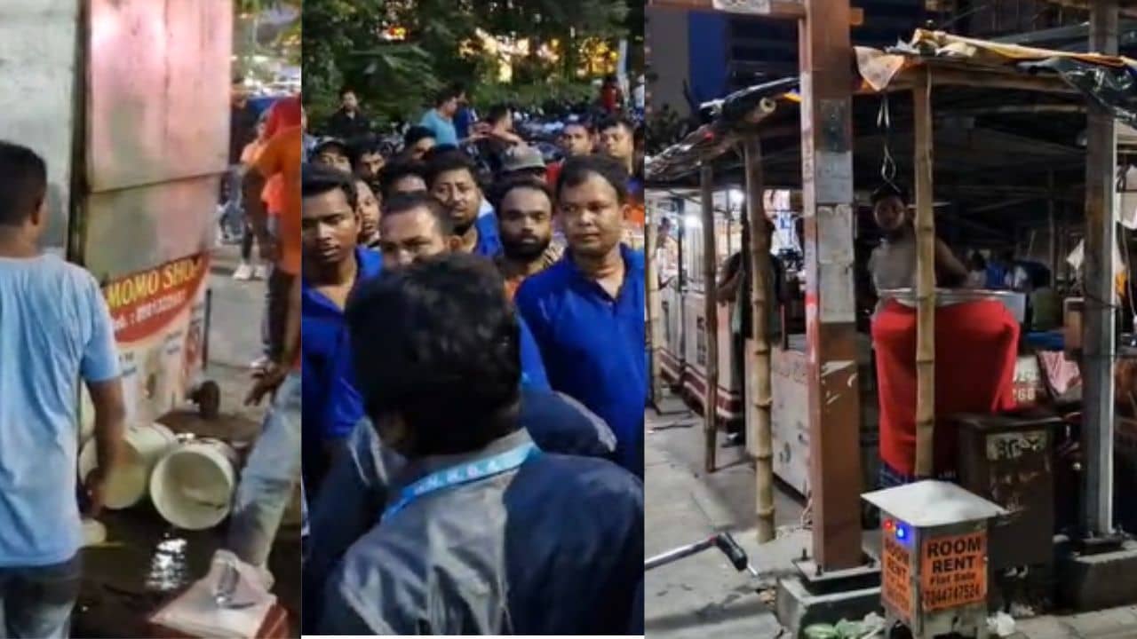 Newtown: দিদি কি বলেছেন খাবার ফেলে দিতে? ফল-দুধ ফেলে দেওয়ার অভিযোগ, অ্যাক্সিস মলের সামনে তুমুল দোকানদারদের
