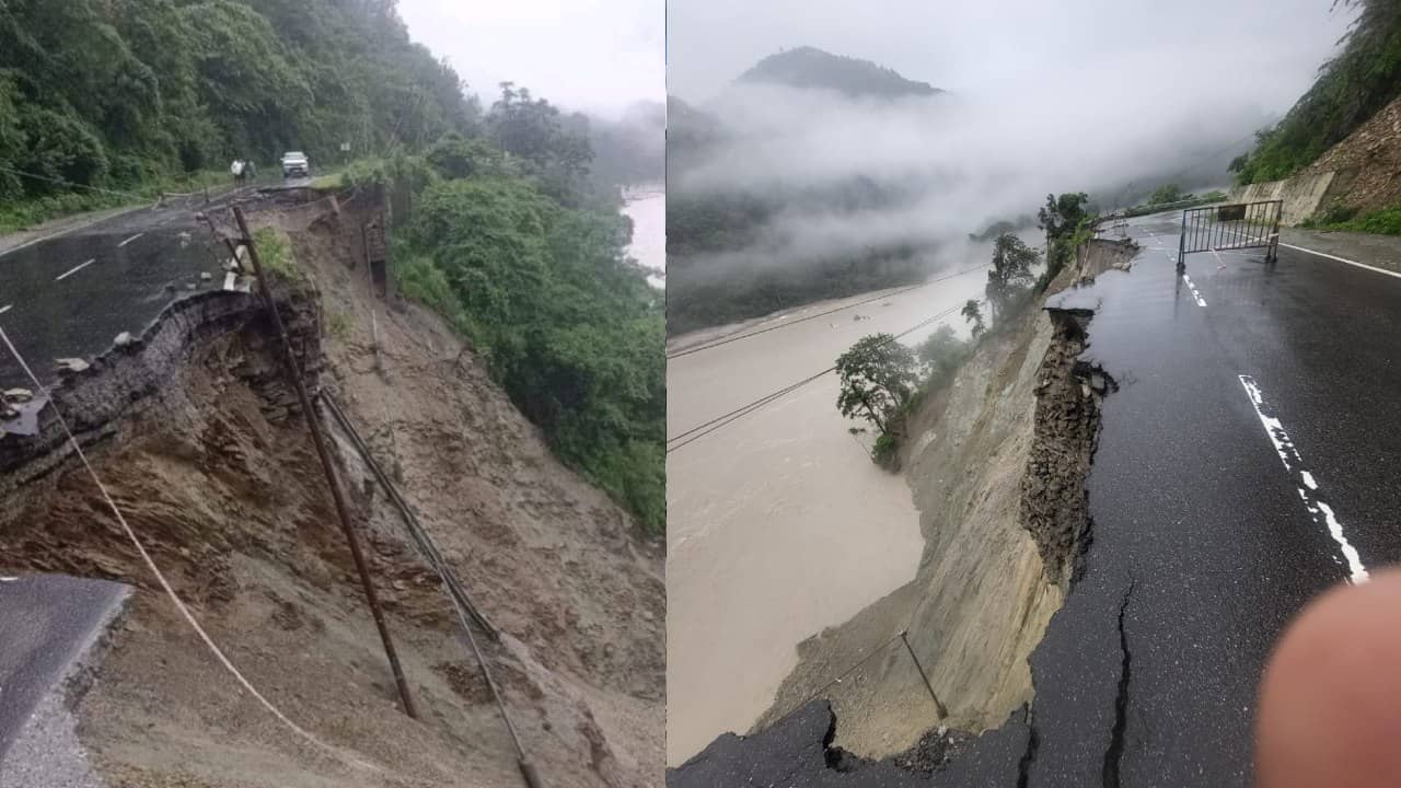 Sikkim: প্রবল বর্ষণে ফুঁসছে তিস্তা, লাইফলাইনে ধস, বিপন্ন NH 10, কী হবে সিকিমের?