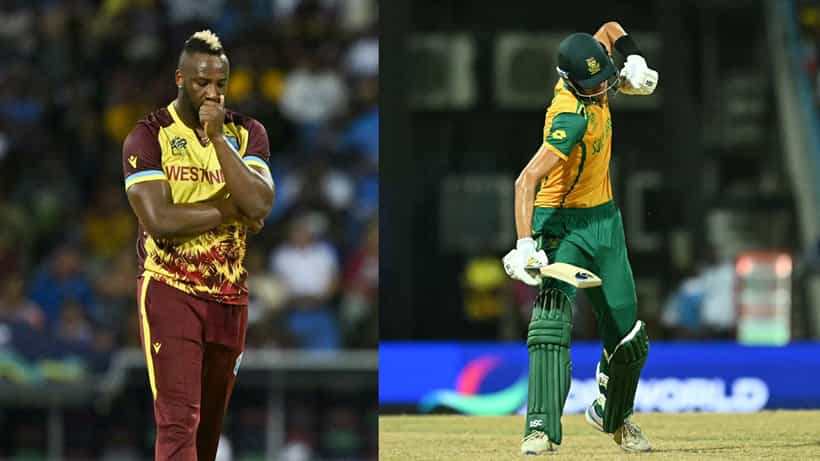SA in Semis: রাসেলের লড়াই ব্যর্থ, নকআউট জিতে সেমিফাইনালে প্রোটিয়ারা