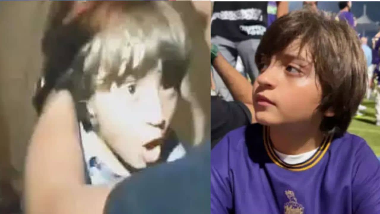 Viral Video: শাহরুখের সঙ্গে এ কেমন ব্যবহার! ১১ বছরেই ভোল বদল আব্রামের...