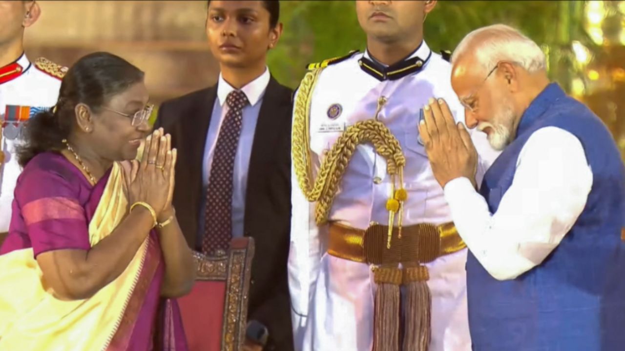 PM Modi Swearing-in Ceremony: তৃতীয়বার প্রধানমন্ত্রী পদে শপথ গ্রহণ করলেন নরেন্দ্র মোদী