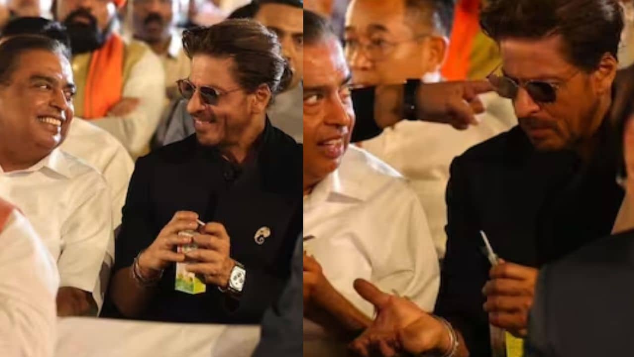 মোদীর সামনেই এই বিশেষ পানীয়ে লাগাতার চুমুক শাহরুখ-অম্বানির, চোখ এড়াল না কারও!