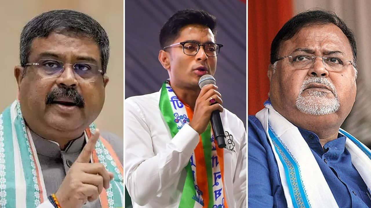 Abhishek Banerjee: ‘পার্থ গ্রেফতার হলে ধর্মেন্দ্র প্রধান নয় কেন?’ শিক্ষা দুর্নীতি নিয়ে অভিষেকের পাল্টা বাণ