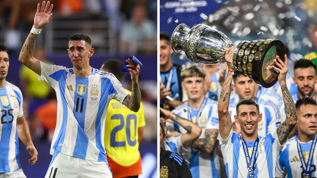 Angel Di Maria: ভিডিয়ো: বাধ মানল না চোখের জল, কোপা চ্যাম্পিয়ন হয়েই অবসর ডি মারিয়ার Angel Di Maria: ভিডিয়ো: বাধ মানল না চোখের জল, কোপা চ্যাম্পিয়ন হয়েই অবসর ডি মারিয়ার