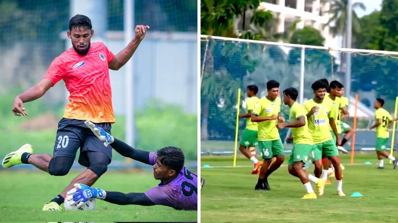 Kolkata Derby: বিদেশিহীন বড় ম্যাচে নতুন নায়কের অপেক্ষায় বাংলার ফুটবল Kolkata Derby: বিদেশিহীন বড় ম্যাচে নতুন নায়কের অপেক্ষায় বাংলার ফুটবল