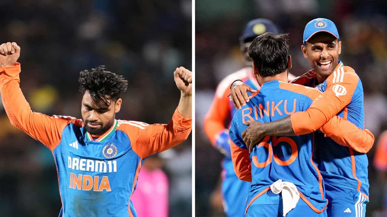 Rinku Singh-Suryakumar Yadav ভিডিয়ো: রিঙ্কু 'সিং ইজ কিং', সূর্যকুমার যাদব 'কমপ্লিট' ক্যাপ্টেন! Rinku Singh-Suryakumar Yadav ভিডিয়ো: রিঙ্কু 'সিং ইজ কিং', সূর্যকুমার যাদব 'কমপ্লিট' ক্যাপ্টেন!