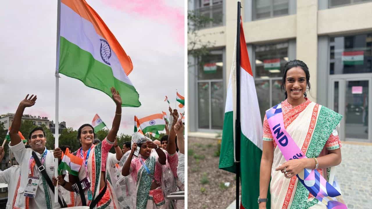 Paris Olympics 2024: এতো সস্তার! প্যারিস অলিম্পিকের উদ্বোধনে ভারতের পোশাক নিয়ে চরম বিতর্ক Paris Olympics 2024: এতো সস্তার! প্যারিস অলিম্পিকের উদ্বোধনে ভারতের পোশাক নিয়ে চরম বিতর্ক