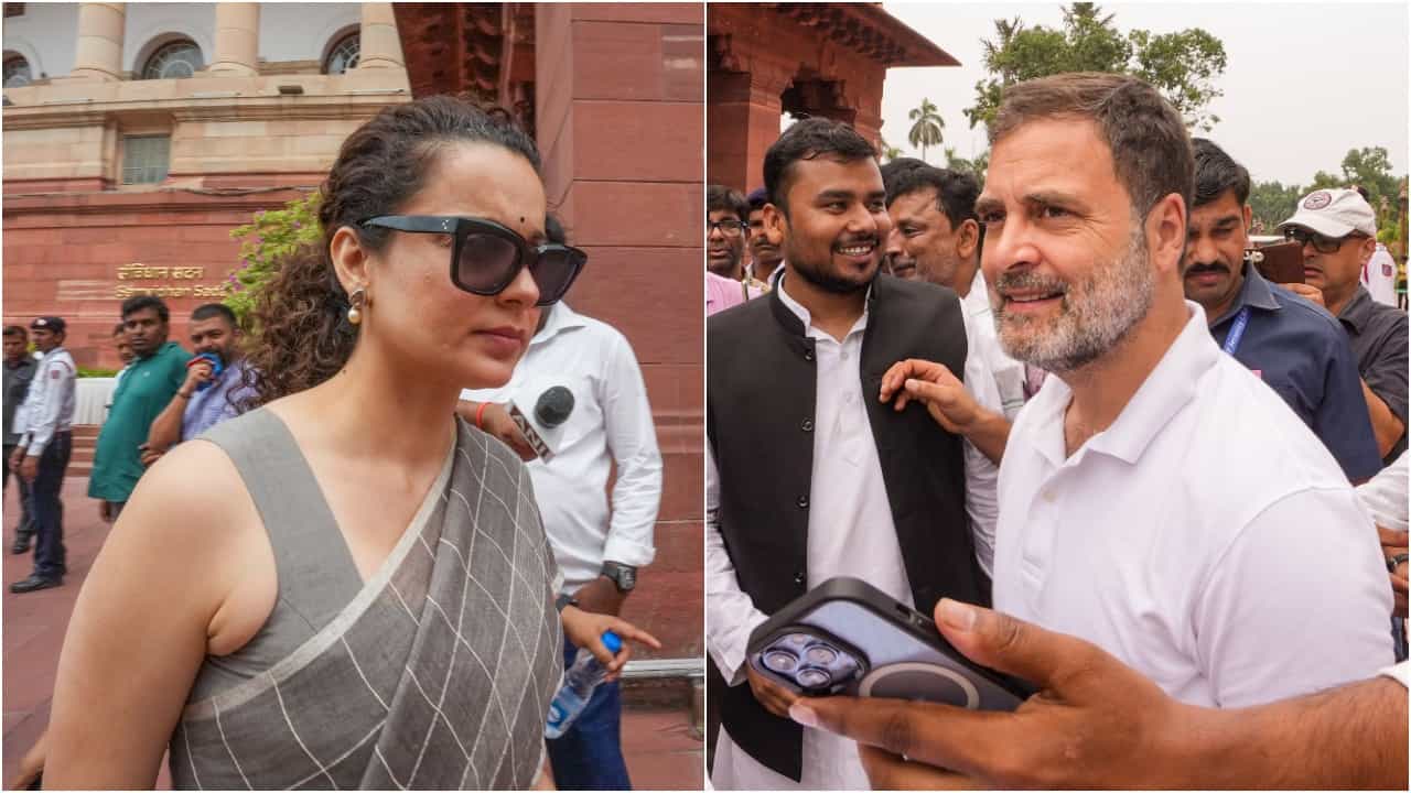 Kangana Ranaut: 'ঢোকার সময়ই পরীক্ষা করা দরকার রাহুল গান্ধীর...', ফের বিতর্কিত কঙ্গনা Kangana Ranaut: 'ঢোকার সময়ই পরীক্ষা করা দরকার রাহুল গান্ধীর...', ফের বিতর্কিত কঙ্গনা