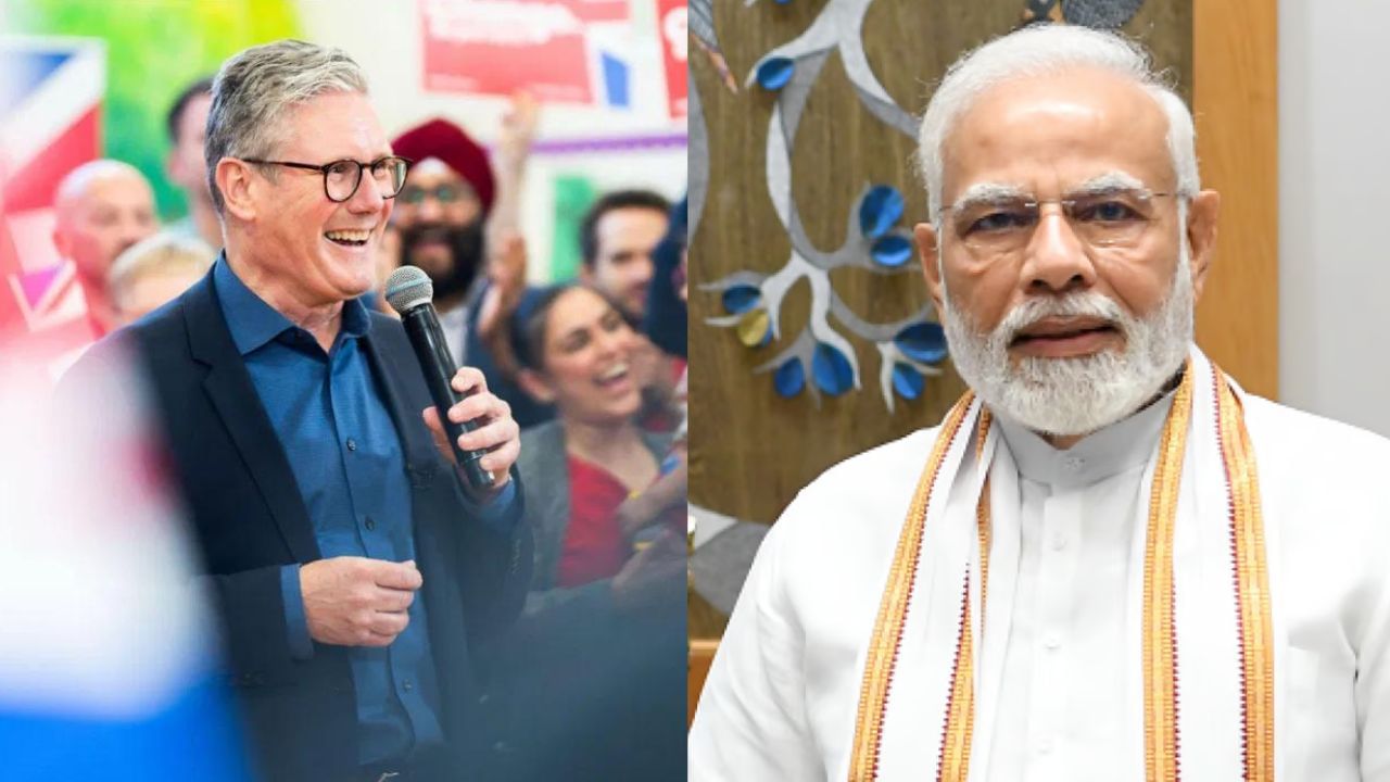 PM Modi congratulates Keir Starmer: ব্রিটেনে বিপুল সংখ্যাগরিষ্ঠতা নিয়ে  জয়ের জন্য স্টারমারকে অভিনন্দন মোদীর - Bengali News | PM Narendra Modi  congratulates labour party's Keir Starmer for ...