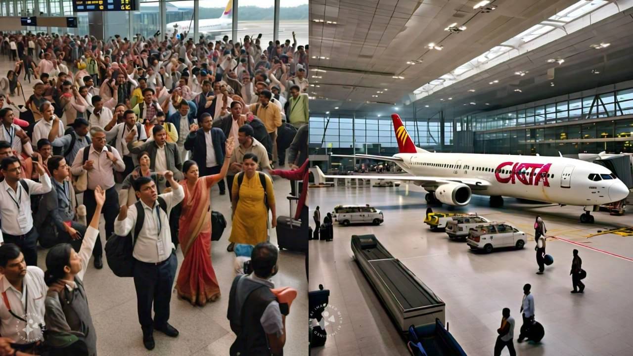 Kolkata Airport: কোনও ঘোষণা নেই, রাখা হয় সাসপেন্স, টেক অফের আগে হঠাৎ দিল্লিগামী বিমান থেকে নামিয়ে দেওয়া হল ১৭৪ জন যাত্রীকে, কলকাতা বিমানবন্দরে তুলকালামকাণ্ড!