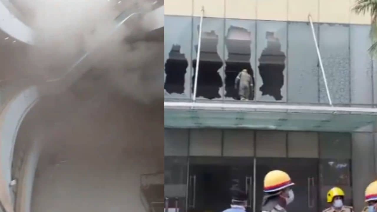 ফের শপিং মলে আগুন, গলগল করে বেরচ্ছে কালো ধোঁয়া, ফাঁকা করা হচ্ছে মল