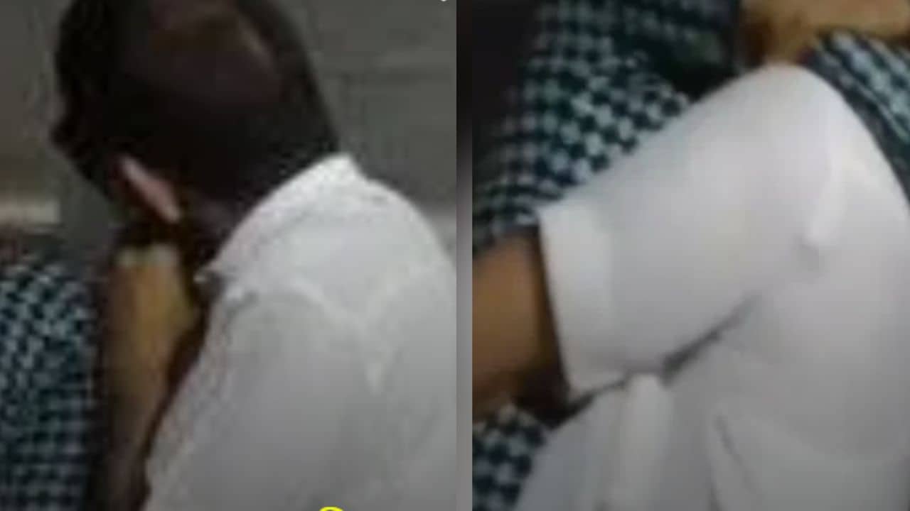 জাপ্টে ধরে চুমু, তুলে নিলেন কোলে... স্কুলের মধ্যেই শিক্ষিকারর সঙ্গে মস্তি প্রিন্সিপালের, ভাইরাল ভিডিয়ো
