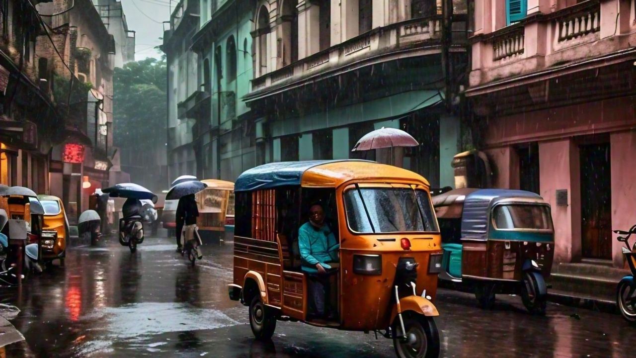 আগামী ৫ দিনে বিক্ষিপ্ত বৃষ্টিই ভরসা দক্ষিণবঙ্গের। আংশিক মেঘলা আকাশ দেখা মিলবে প্রায় প্রতিটা জেলাতে। বৃষ্টি না হলে গরম এবং অস্বস্তি দুটোই বাড়তে পারে। বৃষ্টি না হলে আর্দ্রতাজনিত অস্বস্তি বাড়তেই থাকবে। (Image - Meta AI)