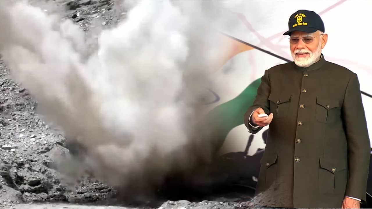 Shinkun La Tunnel: মোদীর হাতেই প্রথম বিস্ফোরণ, তৈরি হচ্ছে শিনকু লা, সাবধান চিন