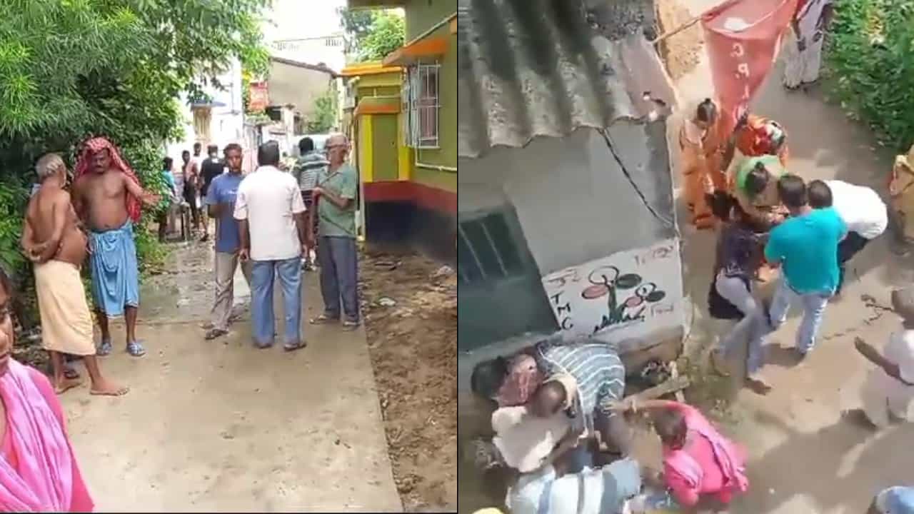 Singur: ঢালাই রাস্তা তৈরি নিয়ে ঝামেলা, তৃণমূল নেতাদের সামনেই বাবা-মেয়েকে রাস্তায় ফেলে মারধরের অভিযোগ Singur: ঢালাই রাস্তা তৈরি নিয়ে ঝামেলা, তৃণমূল নেতাদের সামনেই বাবা-মেয়েকে রাস্তায় ফেলে মারধরের অভিযোগ