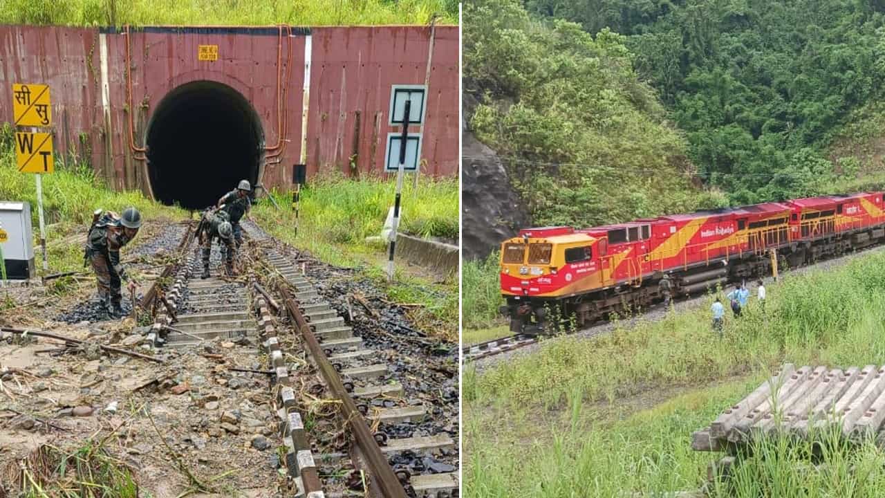 Averts potential train accident: রেললাইন উধাও, এগিয়ে আসছে ট্রেন, বিপদ বুঝে ঝাঁপিয়ে পড়লেন জওয়ানরা Averts potential train accident: রেললাইন উধাও, এগিয়ে আসছে ট্রেন, বিপদ বুঝে ঝাঁপিয়ে পড়লেন জওয়ানরা