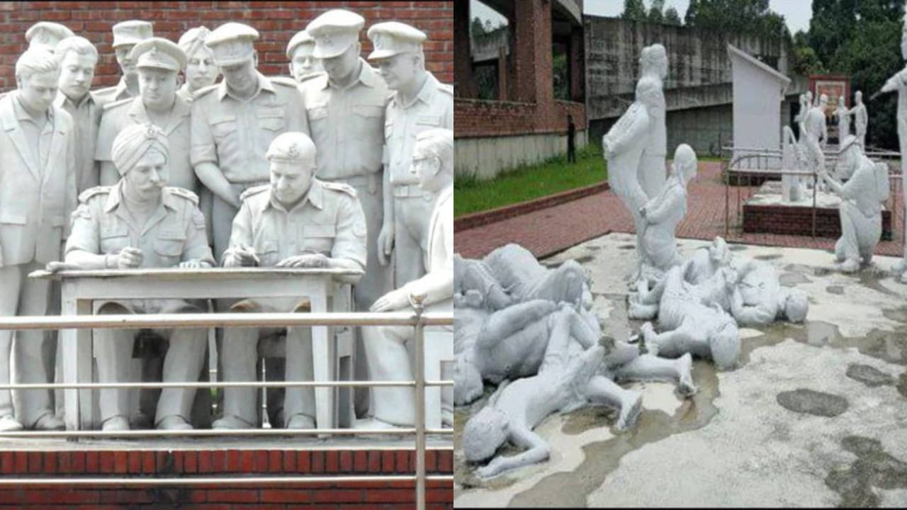 Bangladesh: পাকিস্তানের আত্মসমর্পণ অপছন্দ এই বাংলাদেশের! ভাঙা হল ভারতের বিজয়-মূর্তি