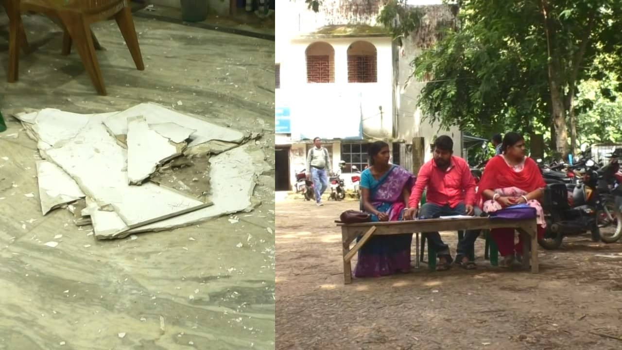 Bankura: একি অবস্থা পঞ্চায়েত সমিতির! গৃহহীনদের মাথায় ছাদ দেওয়ার কথা যাদের ভেঙে পড়ল সেই অফিসেরই ছাদ