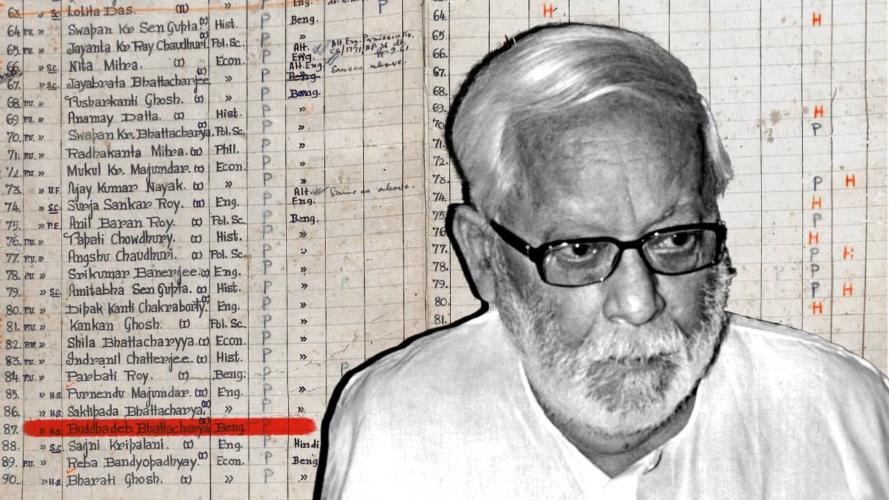 Buddhadeb Bhattacharya: রেজিস্টার খাতায় বুদ্ধবাবুর স্মৃতি, প্রেসিডেন্সির আর্কাইভে আজও রাখা বুদ্ধবাবুর সেই লেখা