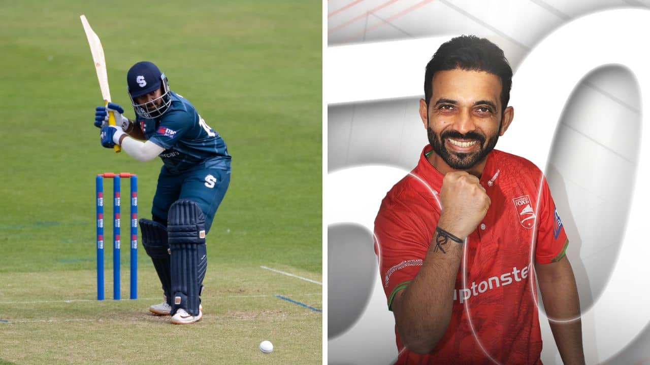 Rahane-Prithvi: কাউন্টিতে দাপট দুই ভারতীয়র, ওয়ান ডে খেললেন টি-টোয়েন্টি মেজাজে