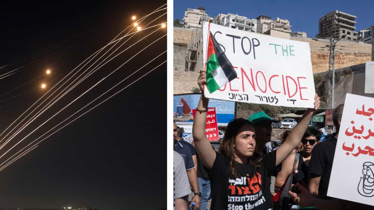 Israel-Iran Conflict: তৃতীয় বিশ্বযুদ্ধ লাগল বলে...উত্তেজনায় ফুটছে মধ্য প্রাচ্য, চরম বার্তা ইজরায়েলকে Israel-Iran Conflict: তৃতীয় বিশ্বযুদ্ধ লাগল বলে...উত্তেজনায় ফুটছে মধ্য প্রাচ্য, চরম বার্তা ইজরায়েলকে