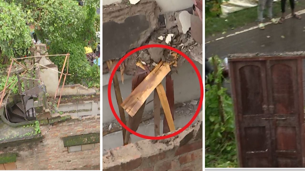 সুন্দরবন থেকে আনা কাঠে ভর করেই উঠে গেল কংক্রিটের তিনতলা বাড়ি! বাগুইআটির সেই অদ্ভুত বাড়ি দেখতে ভিড় করছেন লোকজন সুন্দরবন থেকে আনা কাঠে ভর করেই উঠে গেল কংক্রিটের তিনতলা বাড়ি! বাগুইআটির সেই অদ্ভুত বাড়ি দেখতে ভিড় করছেন লোকজন